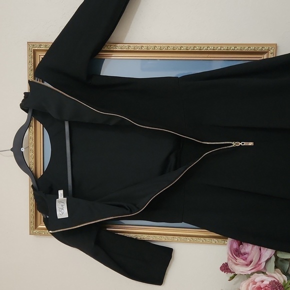 Eliza J  Elegant Little Black Sheath Dress  Formal Party Wedding Guest Old Money - Picture 12 of 13